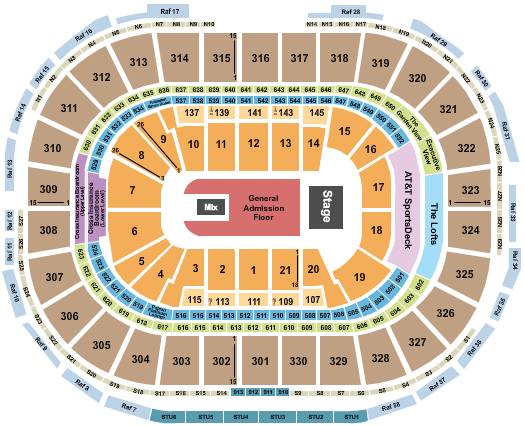 TD Garden Dermot Kennedy Seating Chart